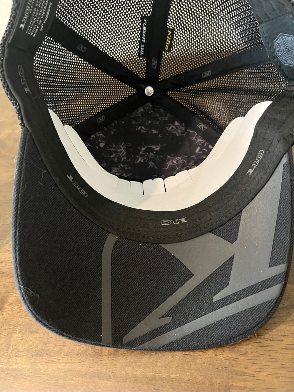 Klim 110 flexfit black baseball cap  hat - Picture 6 of 7